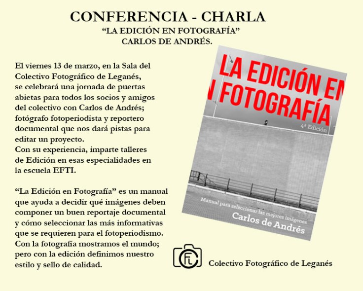La Edición en fotografía - Carlos de Andrés